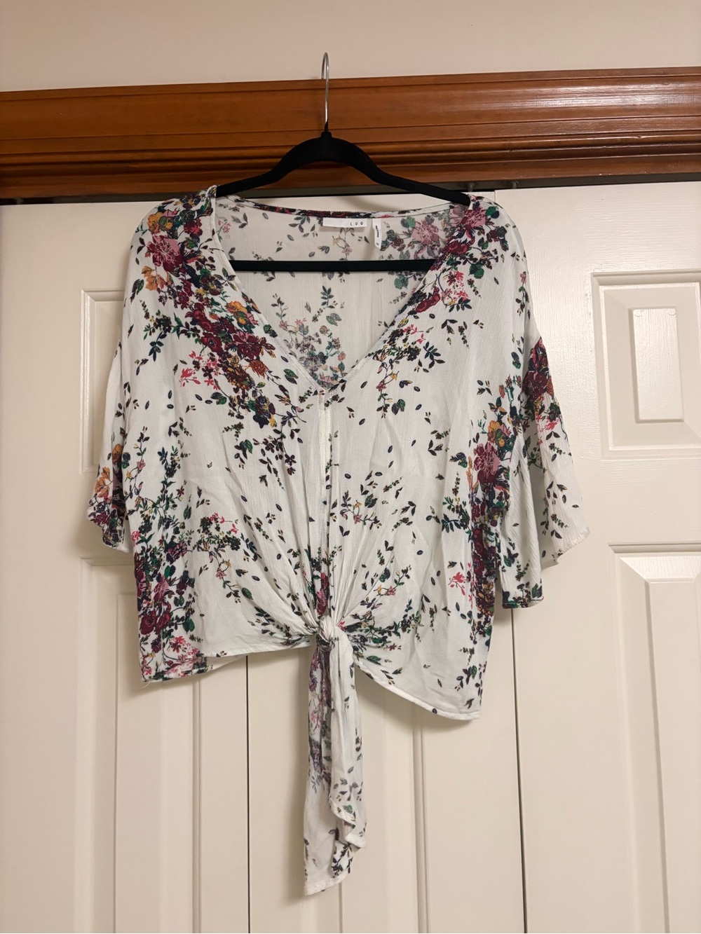 LUQ Front Knot Tie Top
